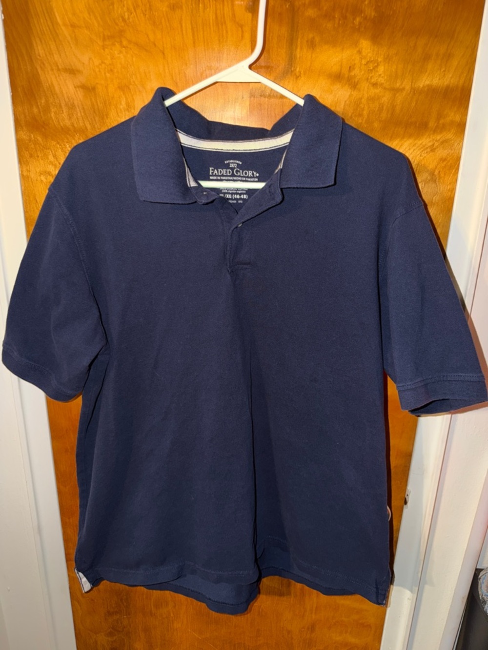 Faded Glory Classic Navy Polo Shirt
